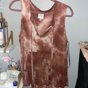 New Knox Rose bohemian tiered top sz L